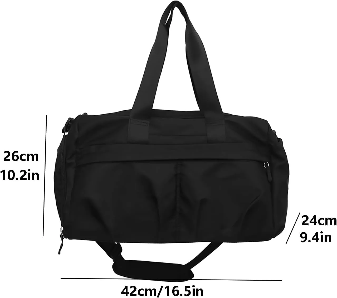 Gym Bag with Shoe Compartment,Storage Bag,Waterproof Sports Duffel Bag for Workout,Independent Shoe Compartment,Waterproof and Wear-Resistant Unisex