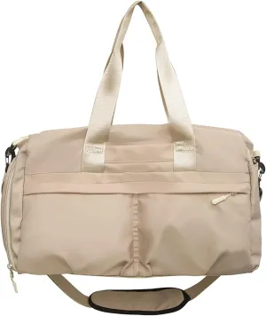 Gym Bag with Shoe Compartment,Storage Bag,Waterproof Sports Duffel Bag for Workout,Independent Shoe Compartment,Waterproof and Wear-Resistant Unisex