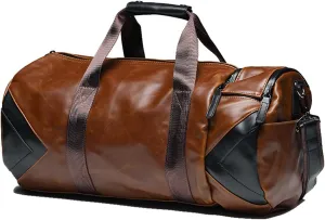 Gym Bags PU Duffle Bag Waterproof Gym Bag for Men Duffle Bag Travel Work Out Bags Short Hiking Sport