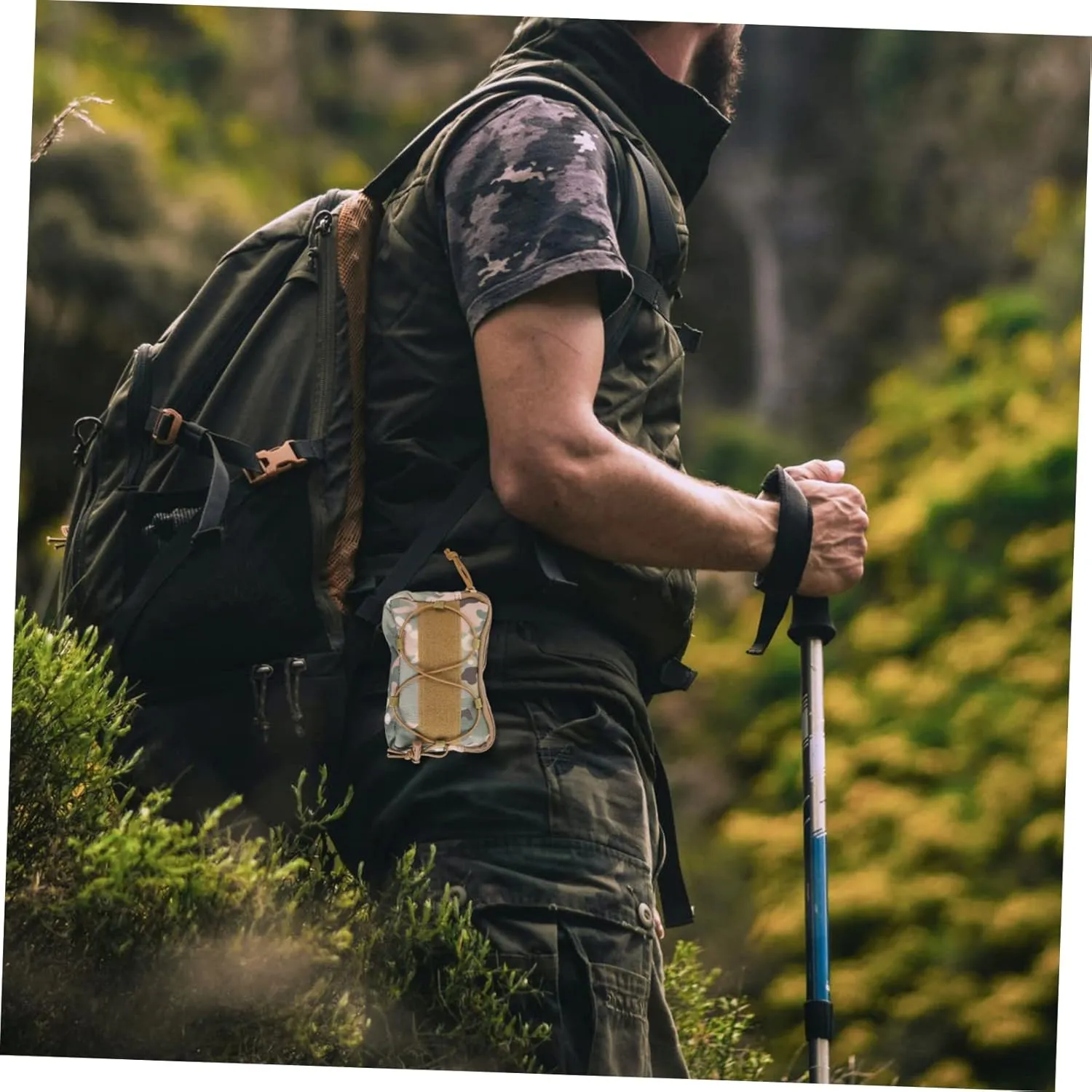 HANABASS Pcs Outdoor Waist Storage Bag Fanny Pack Strap and Buckle Portable Organizer for Hiking