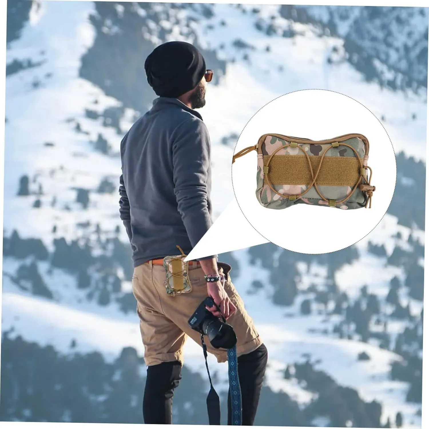 HANABASS Pcs Waist Bag Nylon Fanny Pack for Running Cycling Hiking Storage for Personal Items