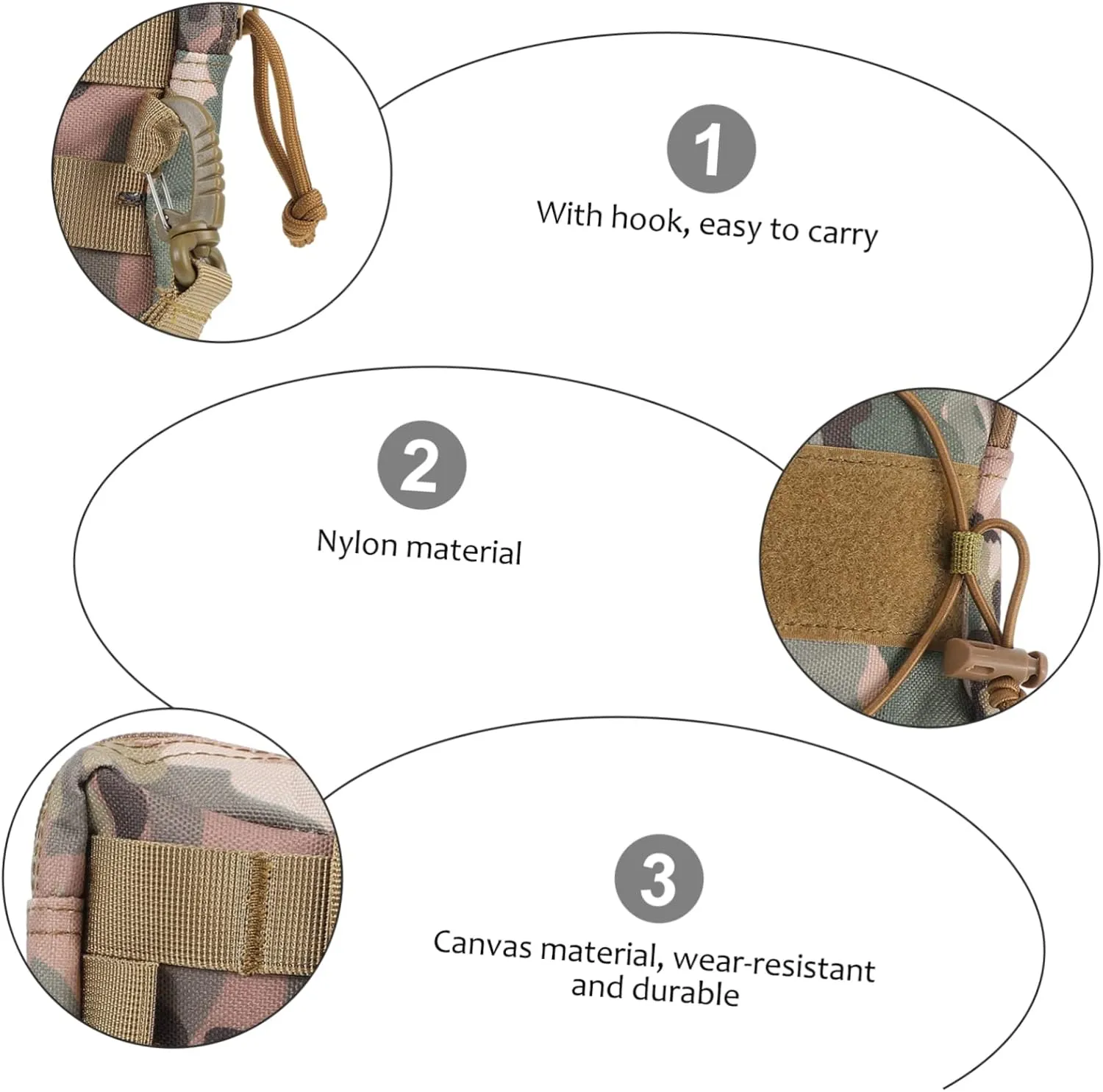 HANABASS Pcs Waist Bag Nylon Fanny Pack for Running Cycling Hiking Storage for Personal Items