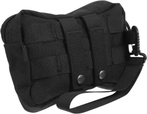 HANABASS Small Pouch Multi Functional Outdoor High-capacity Waist Bag for Earphones Black Mesh Organization