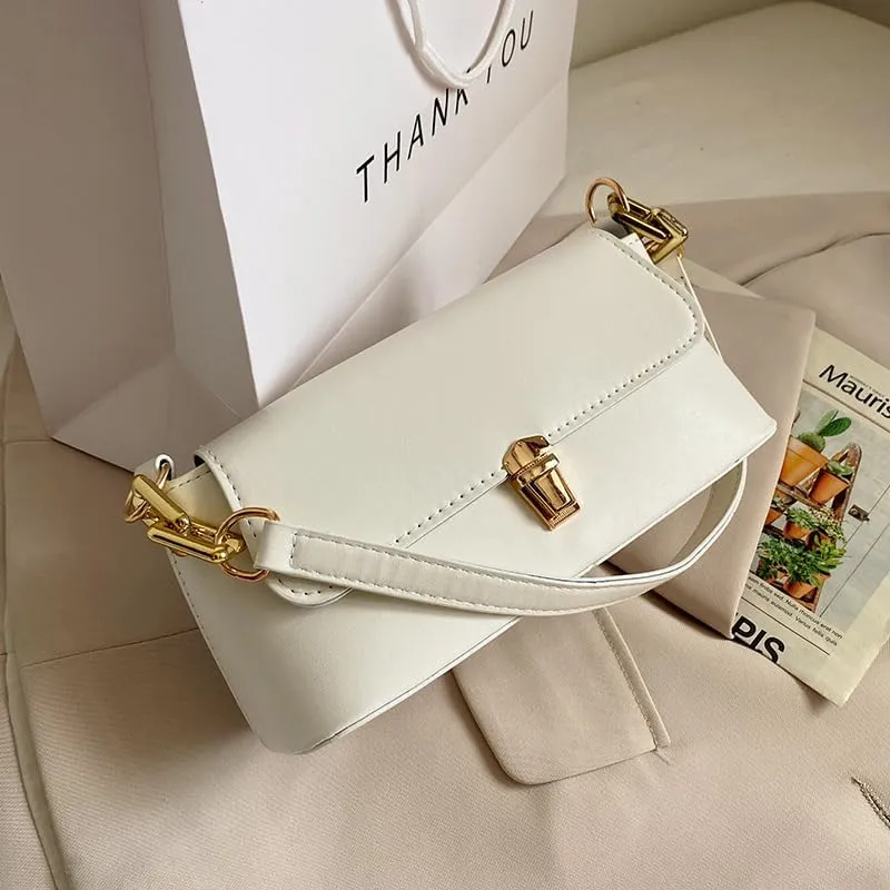 Handbags for Women Elegant Leather Wallet Ladies Shoulder Bags Designer Top Handle Armpit Bag Handbag with Chain