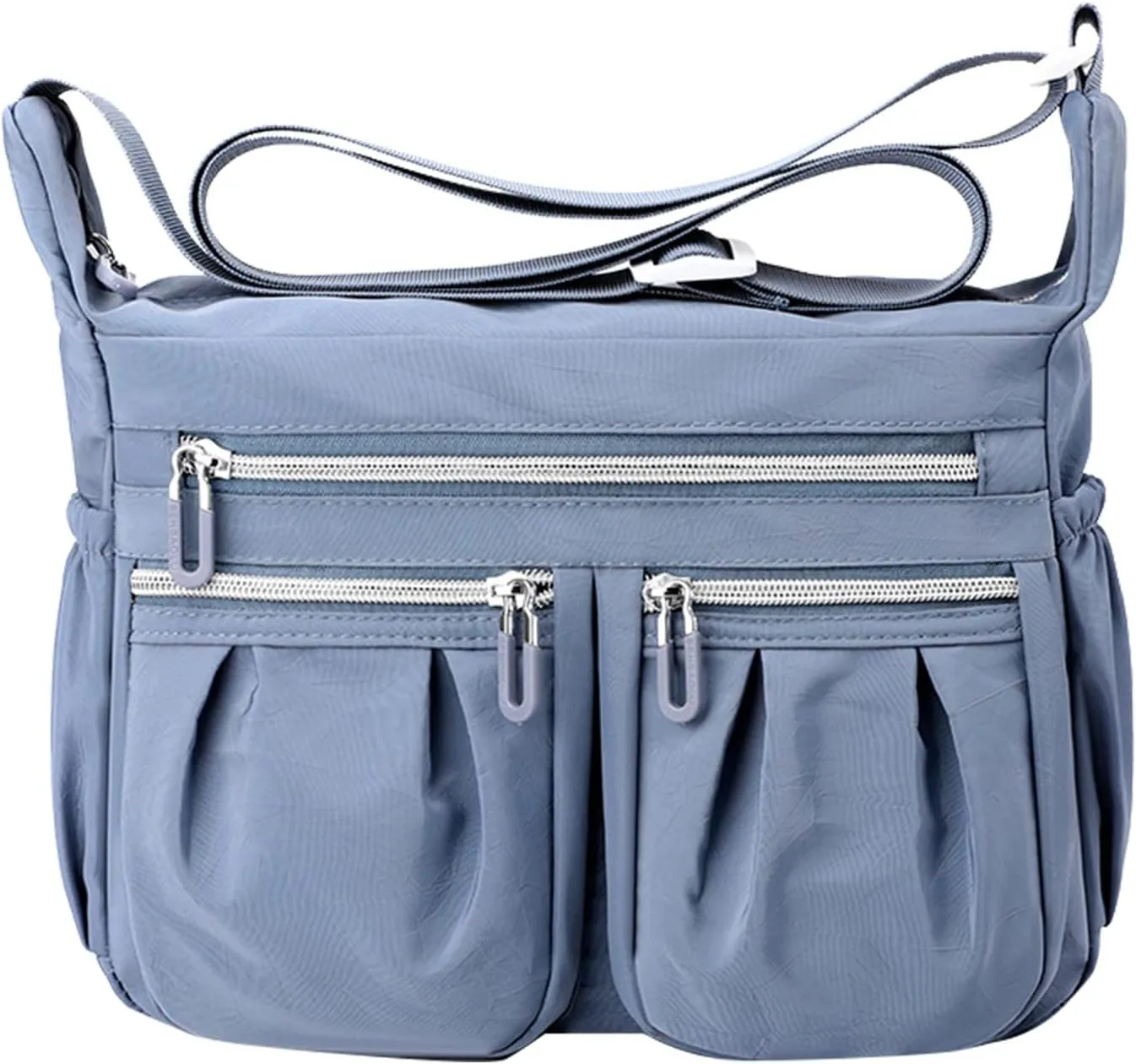 Handbags for Womens Nylon Zipper Tote Bag Capacity Satchel Bags Crossbody Casual Travel Roomy Messenger Bags