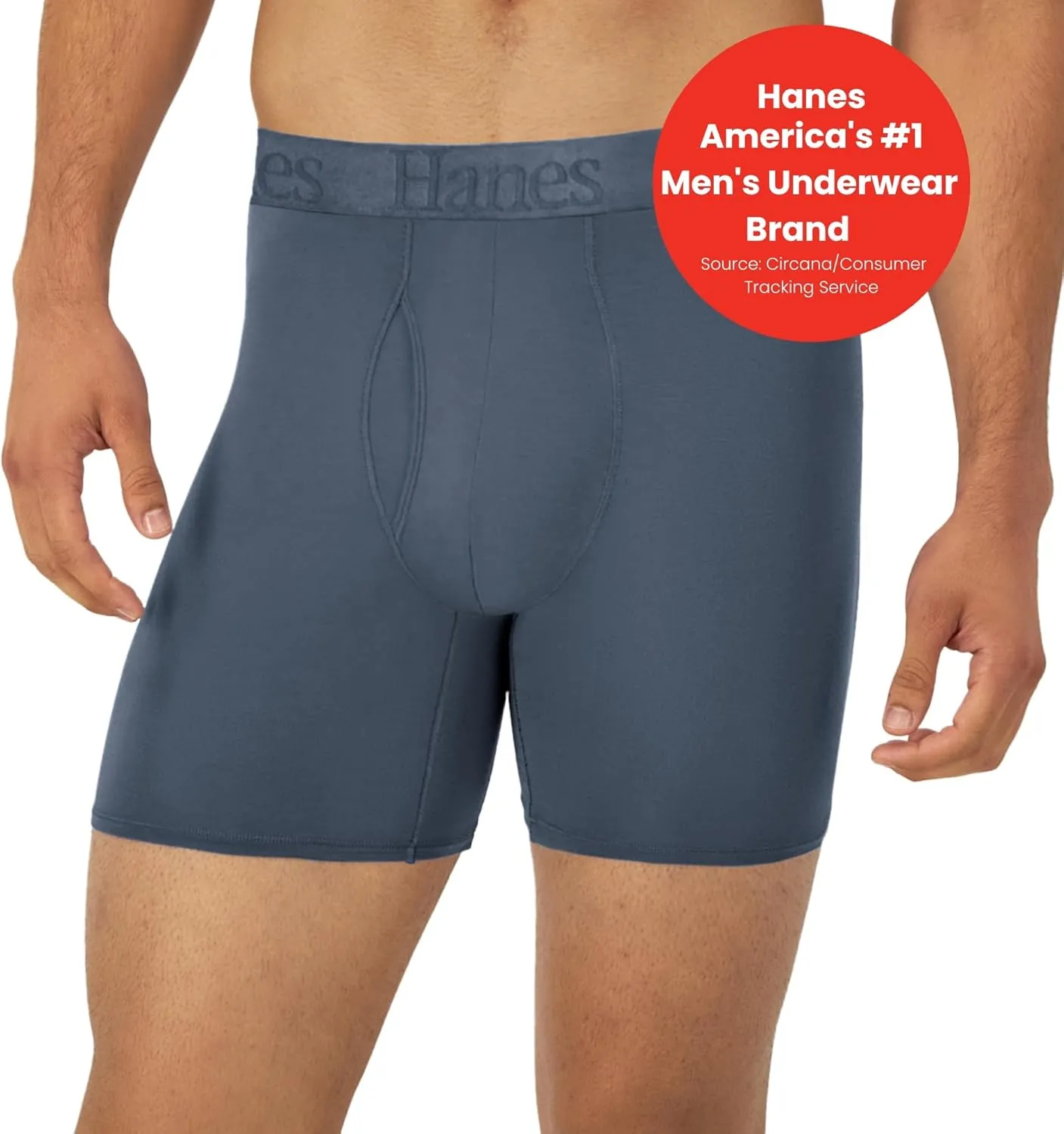 Hanes Men's Originals Supersoft Boxer Briefs & Trunks Underwear (3 Pack)
