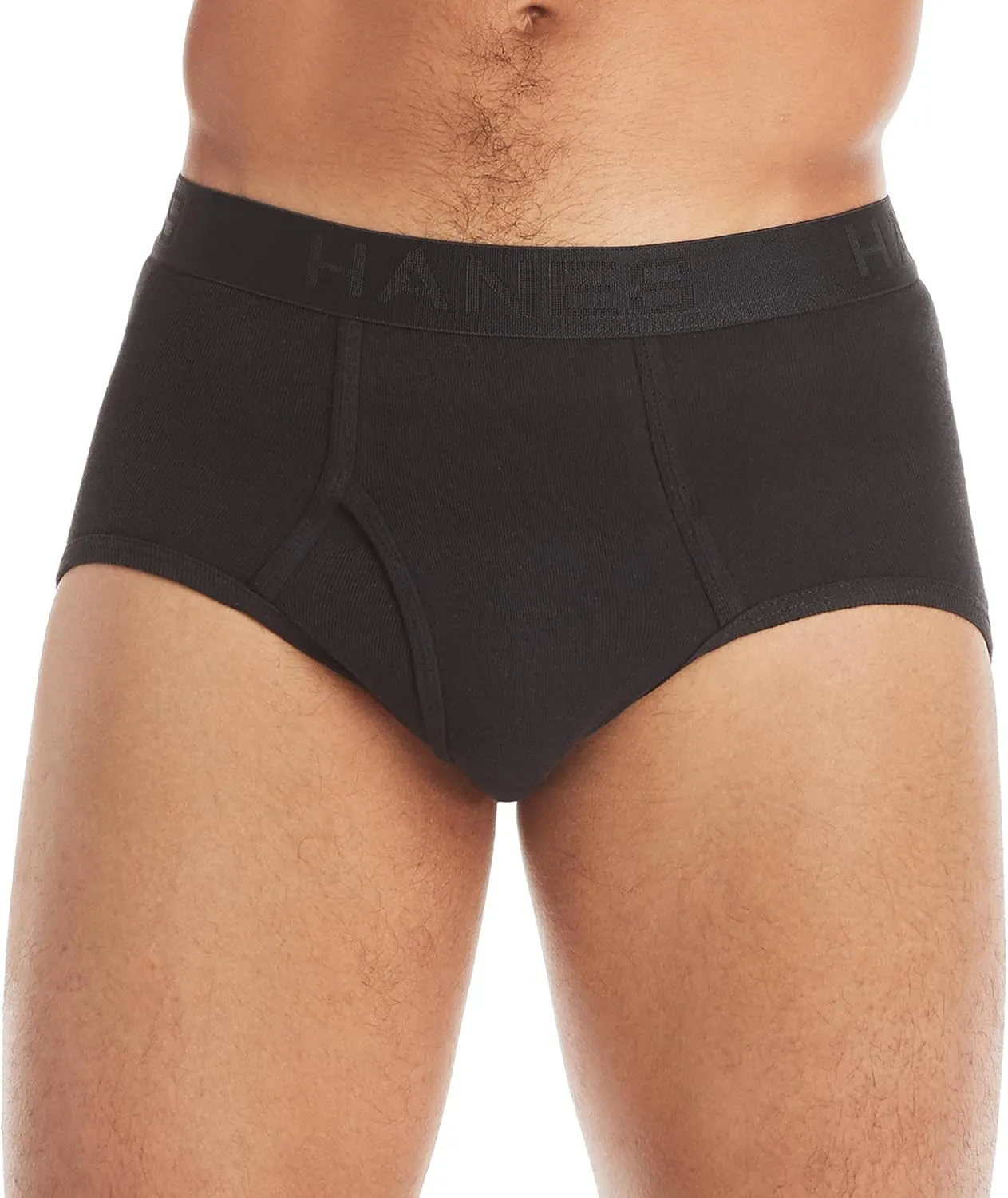 Hanes Men's Tagless Briefs, Soft Moisture Wicking Underwear, Tagless, 7-pack
