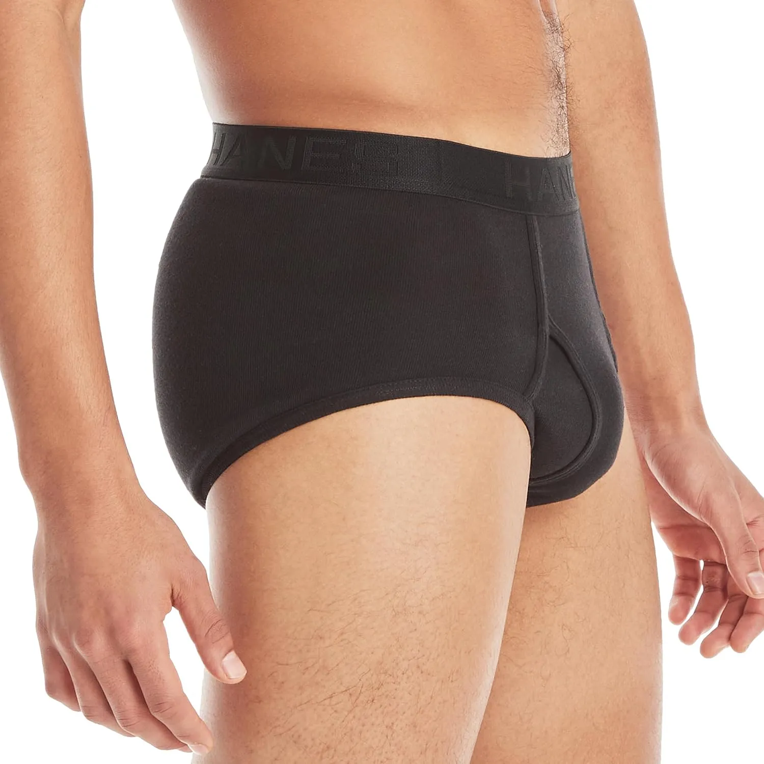 Hanes Men's Tagless Briefs, Soft Moisture Wicking Underwear, Tagless, 7-pack