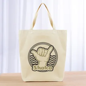 Hawaiian Tote Bag - black khaki