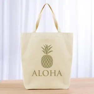 Hawaiian Tote Bag - khaki
