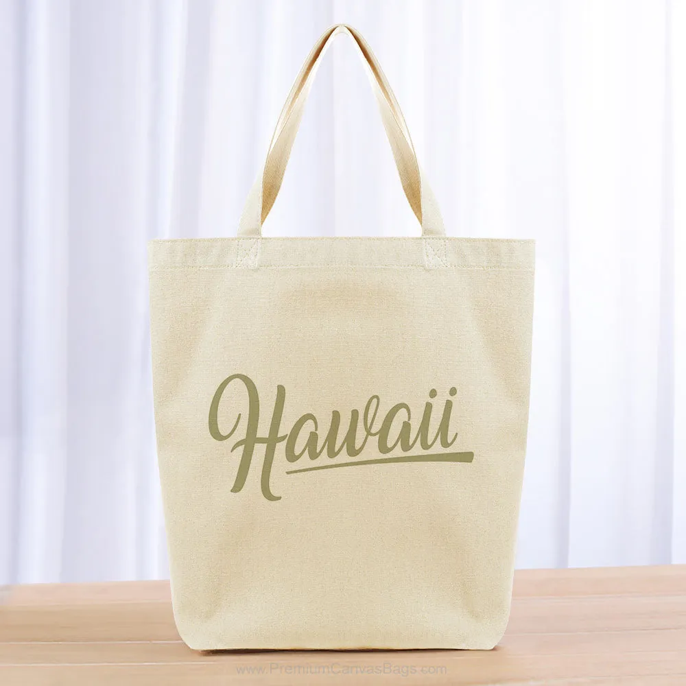 Hawaiian Tote Bag - khaki