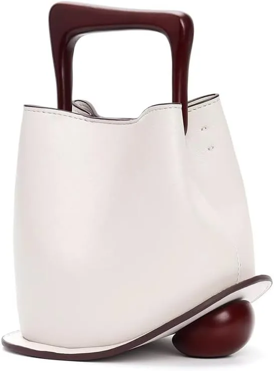 Hazel & Olive women's luxury handbag leather handbag ball shape base bag luxury bag