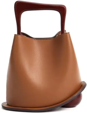 Hazel & Olive women's luxury handbag leather handbag ball shape base bag luxury bag