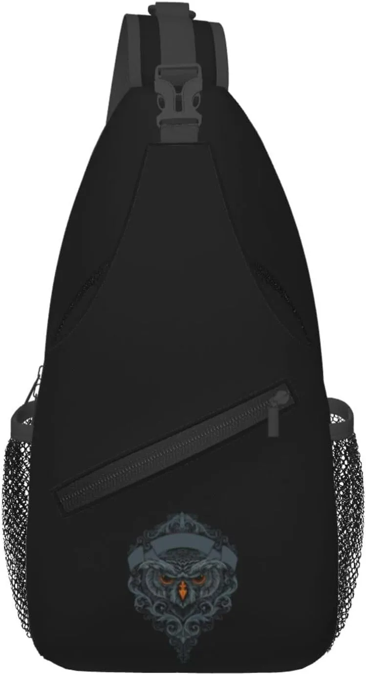 Head Pillow Mysterious Decoration Crossbody Bags For Women Men Chest Backpack Gym Shoulder Bag Travel Outdoor Sports Casual Crossbody Bags