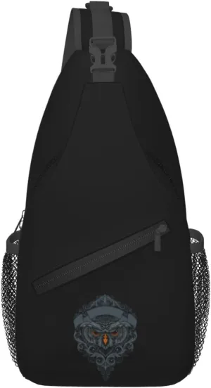 Head Pillow Mysterious Decoration Crossbody Bags For Women Men Chest Backpack Gym Shoulder Bag Travel Outdoor Sports Casual Crossbody Bags
