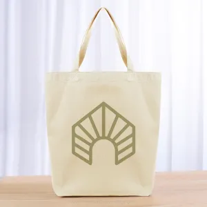 Headdress Tote Bag - khaki