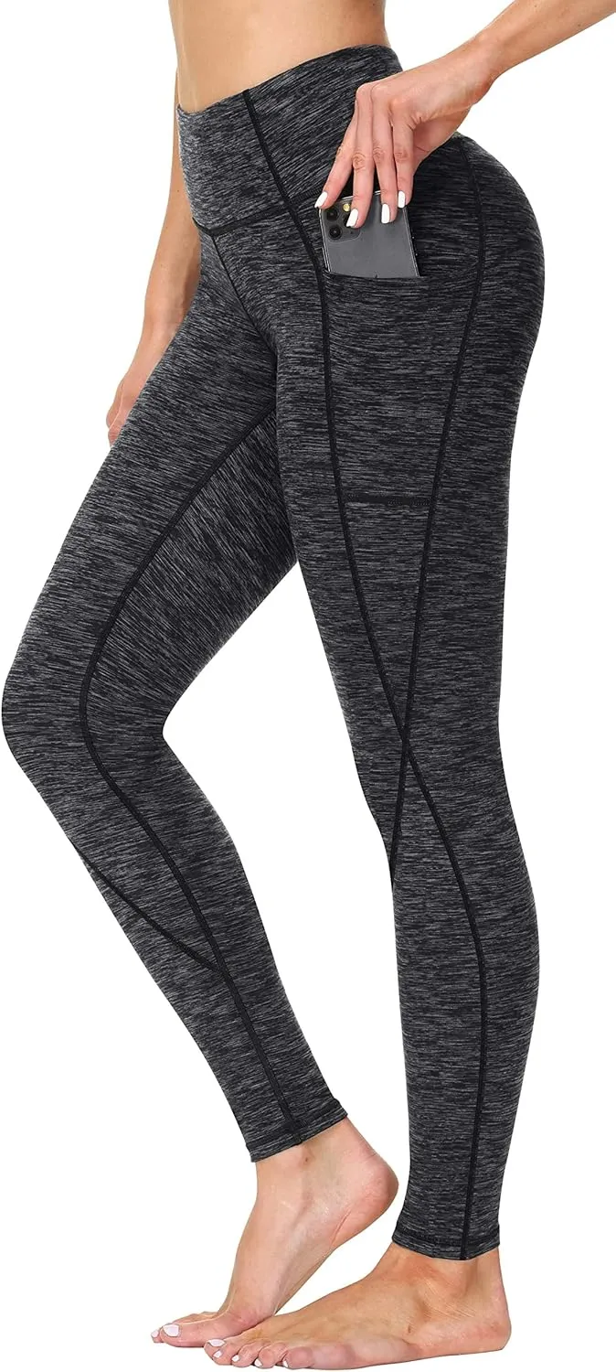 Heathyoga Women's Yoga Pants Leggings with Pockets for Women High Waist Yoga Pants with Pockets Workout Leggings Tights
