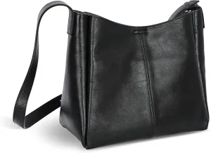 HESHE Genuine Leather Purses for Women Shoulder Handbags Crossbody Hobo Purses Buckets Satchel Bags Tote Work Top Handle Bag