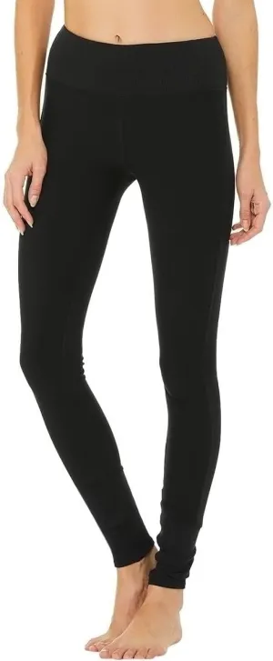 High-Waist Alosoft Lounge Legging - Black Black / S