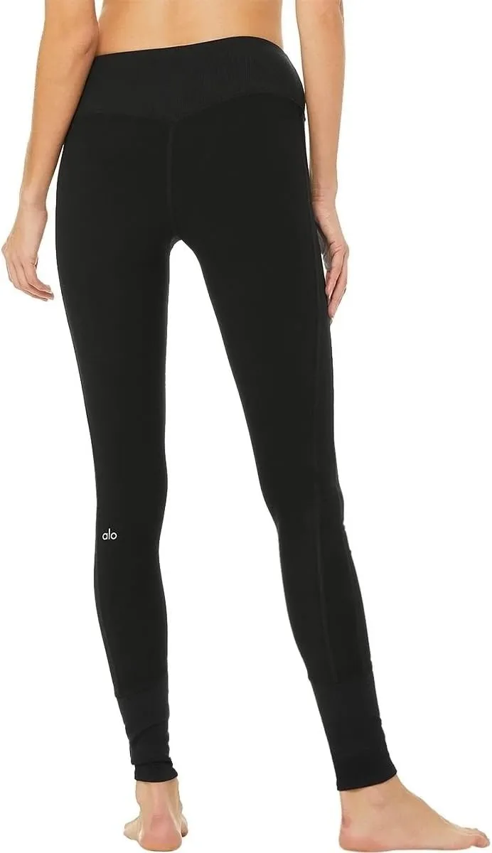 High-Waist Alosoft Lounge Legging - Black Black / S