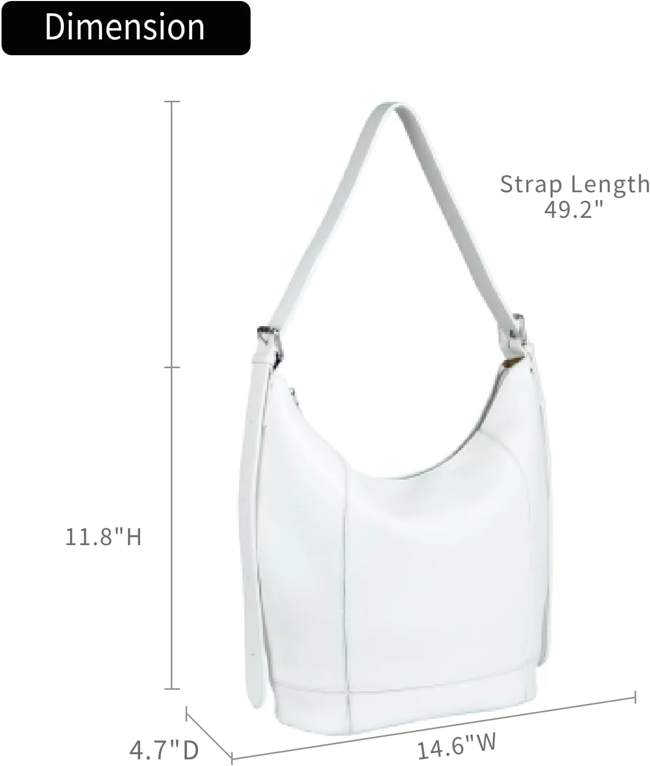 Hobo Crossbody Bags Leather Shoulder Bag Casual Work Handbags 2025 Trendy with Adjustable Strap