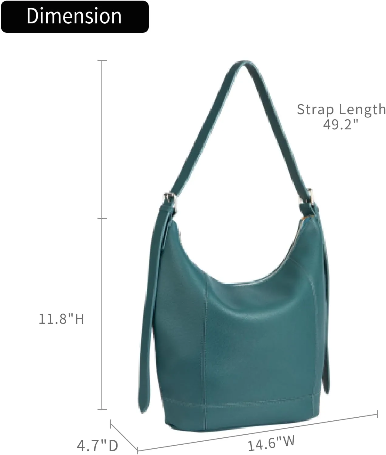 Hobo Crossbody Bags Leather Shoulder Bag Casual Work Handbags 2025 Trendy with Adjustable Strap
