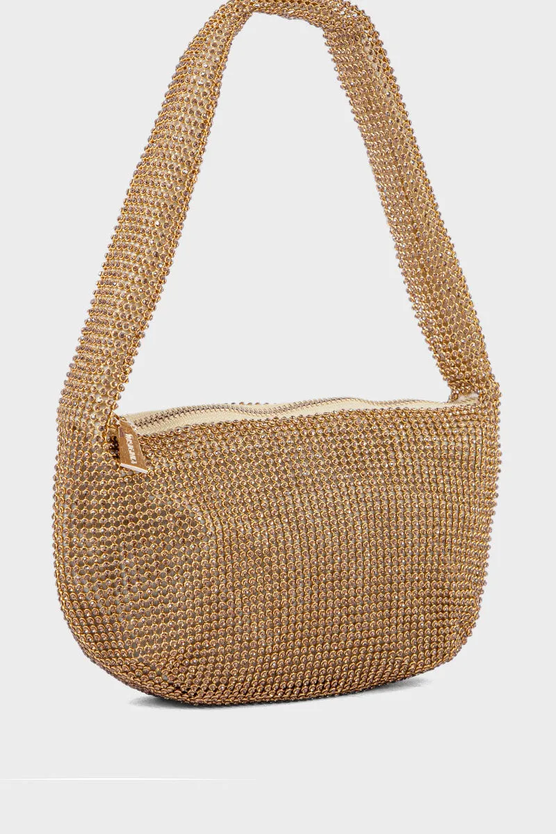 Hobo Hand Bags BH0037-Golden