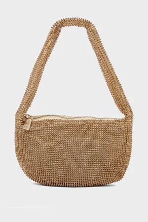 Hobo Hand Bags BH0037-Golden