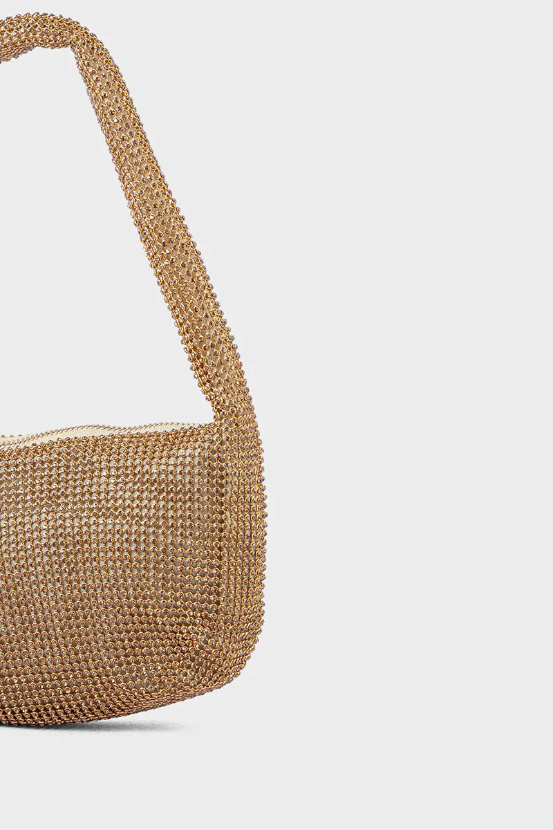 Hobo Hand Bags BH0037-Golden