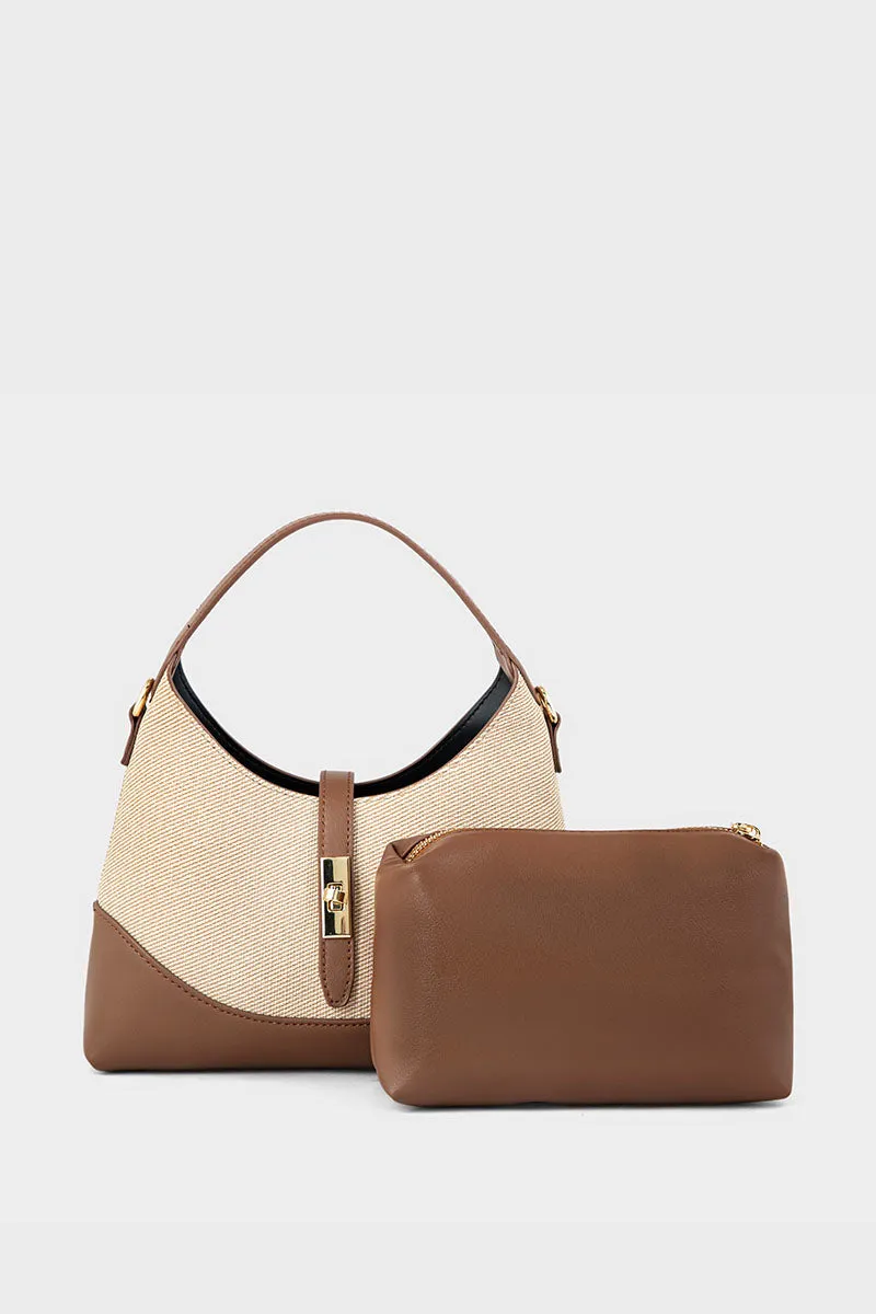 Hobo Hand Bags BH0065-Beige