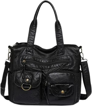 Hobo Handbag and Purses for Women,Top Handle Satchel Purse Tote Shoulder Bags Faux Leather for Ladies