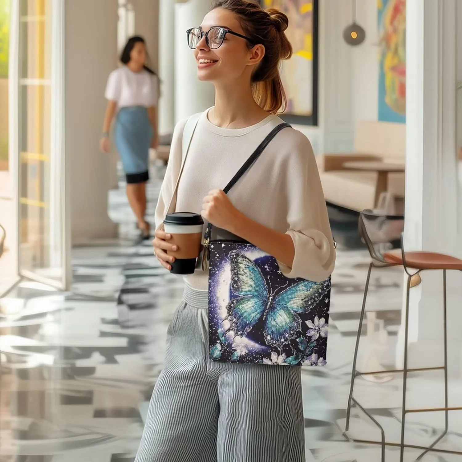 HUGS IDEA Handbags for Women's Leather Hobo Bags Shoulder Bucket Crossbody Purse