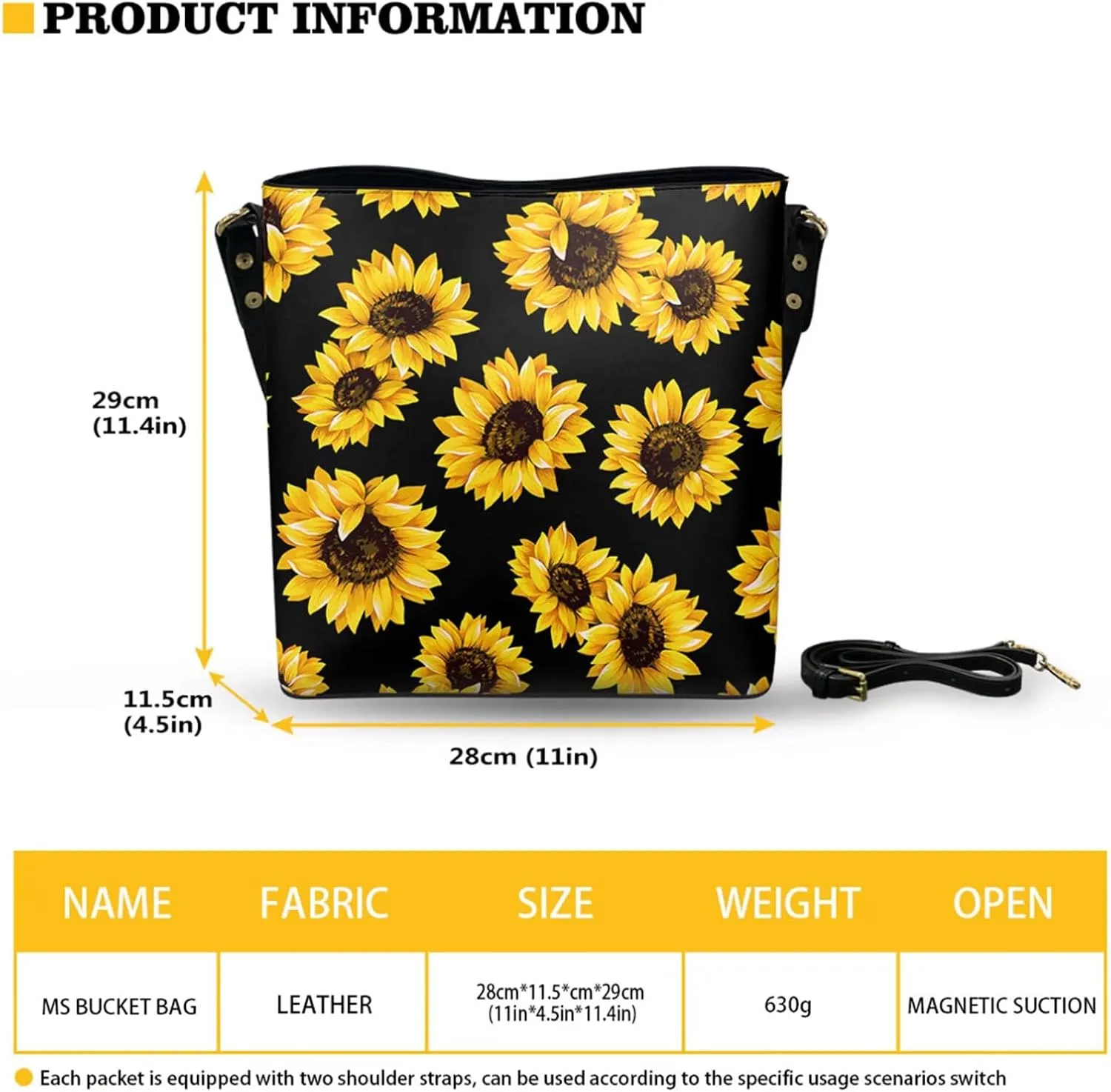 HUGS IDEA Handbags for Women's Leather Hobo Bags Shoulder Bucket Crossbody Purse