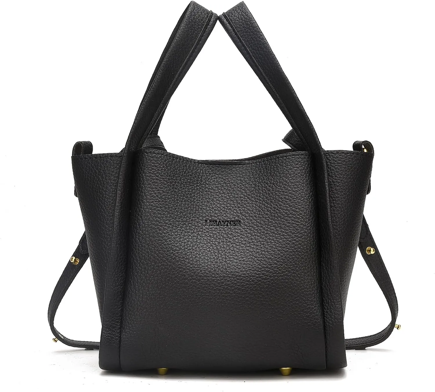 I IHAYNER Bucket Bag Vegan Leather Shoulder Purses for Women Trendy Crossbody Bag Hobo Purse Top Handle with Adjustable Strap