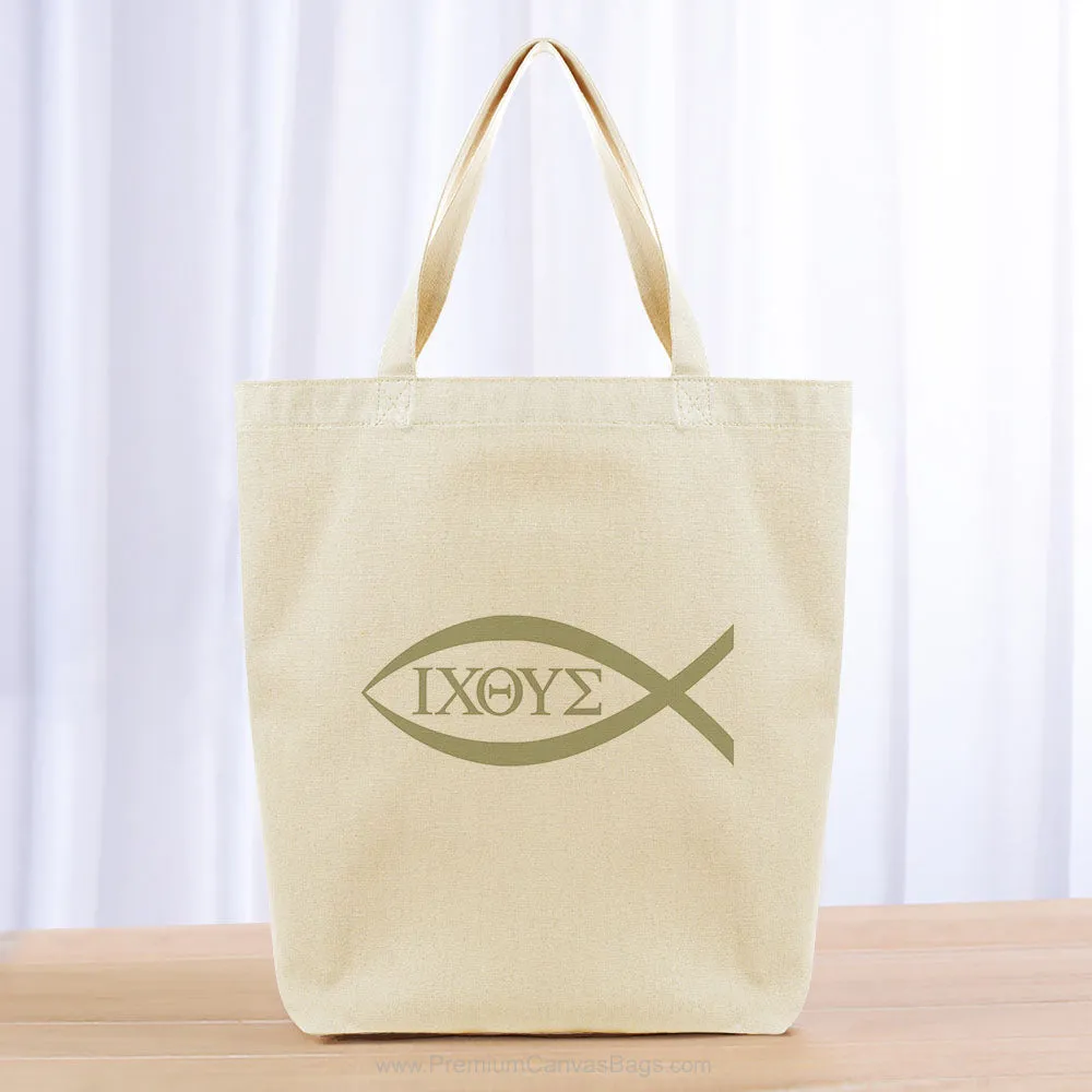 Ichthys Tote Bag - khaki