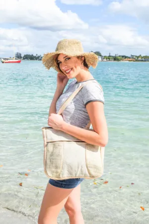 Innovative functionality and bag hobob Smart devices natural Hemp cotton