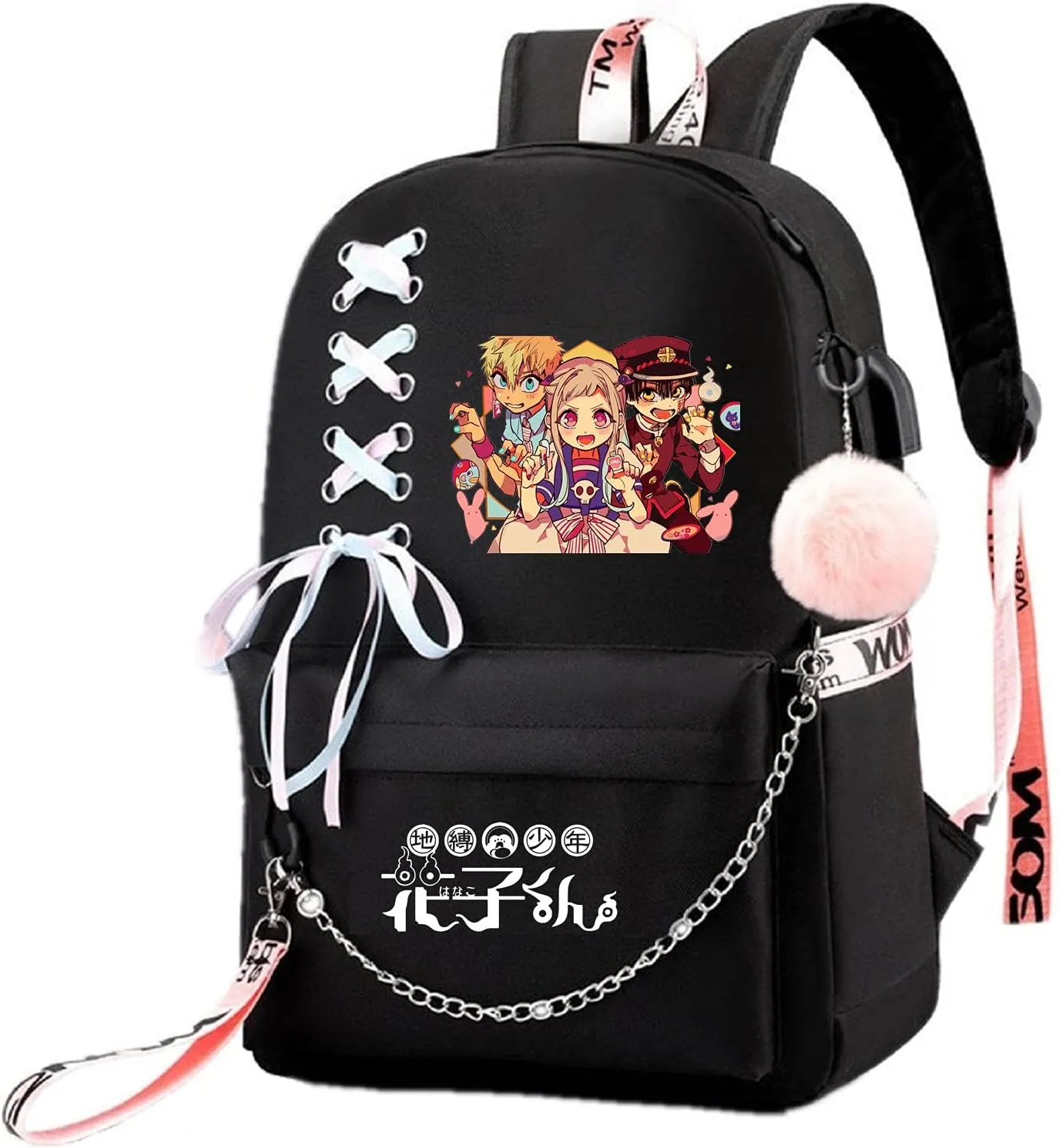 ISaikoy Anime Toilet Bound Hanako kun Backpack Satchel Bookbag Daypack School Bag Laptop Shoulder Bag