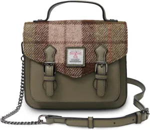 Islander® The Calton Satchel - Ladies Satchel With HARRIS TWEED - Small and Medium