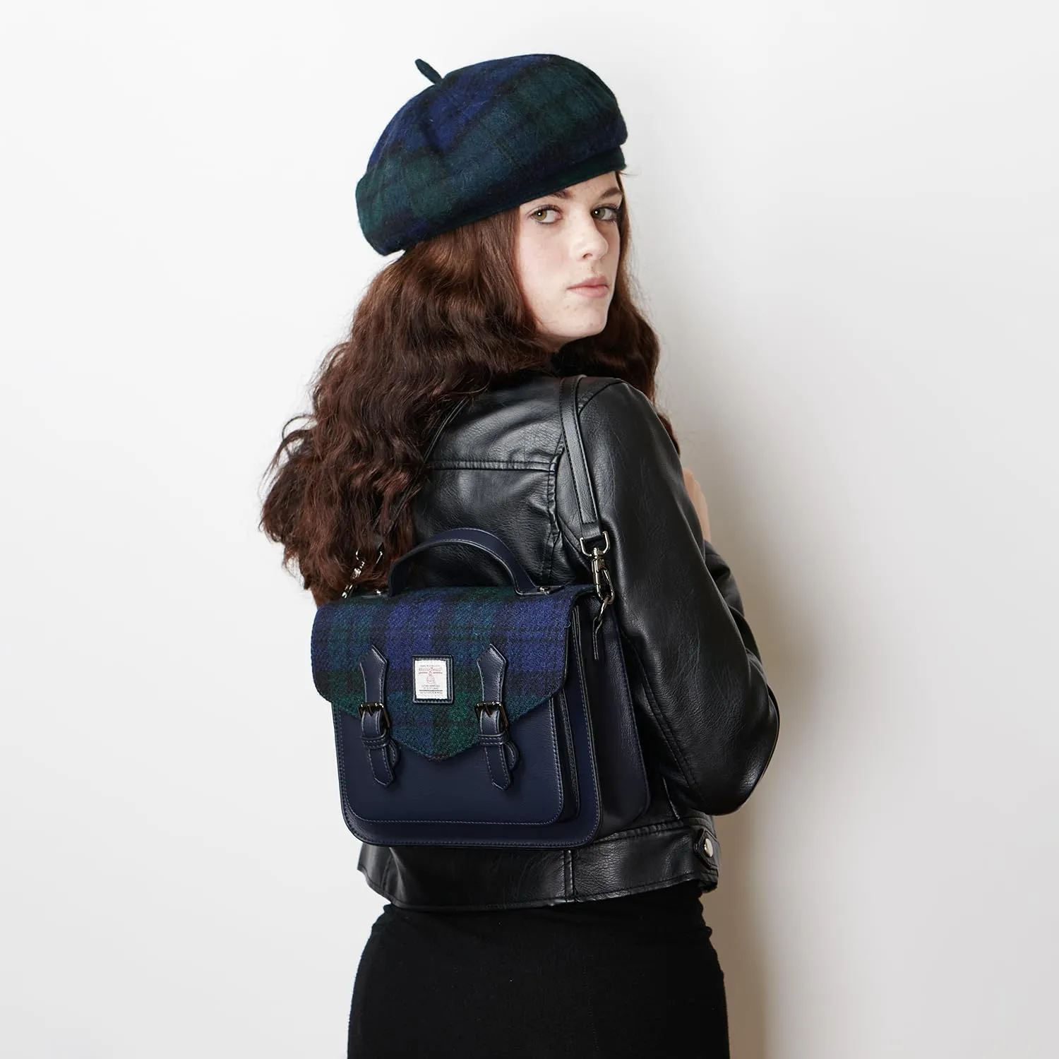 Islander® The Calton Satchel - Ladies Satchel With HARRIS TWEED - Small and Medium