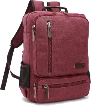 IT'SCARL Backpack backpack for men, large capacity hiking backpack, multi pocket travel bag (red)