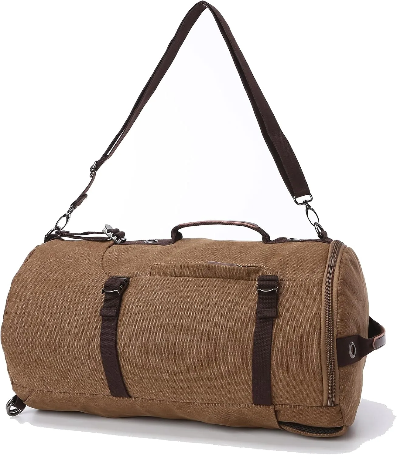 IT'SCARL Large travel backpack, airplane carrying backpack, portable, waterproof bag (brown)
