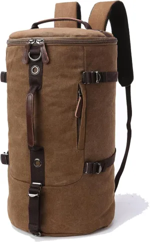 IT'SCARL Large travel backpack, airplane carrying backpack, portable, waterproof bag (brown)