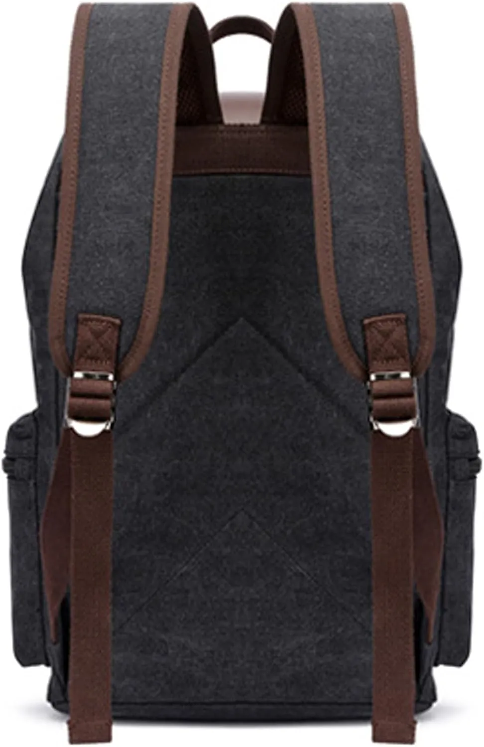 IT'SCARL Men's backpack with large capacity, fashionable travel style, outdoor hiking bag, business and leisure computer backpack (black)