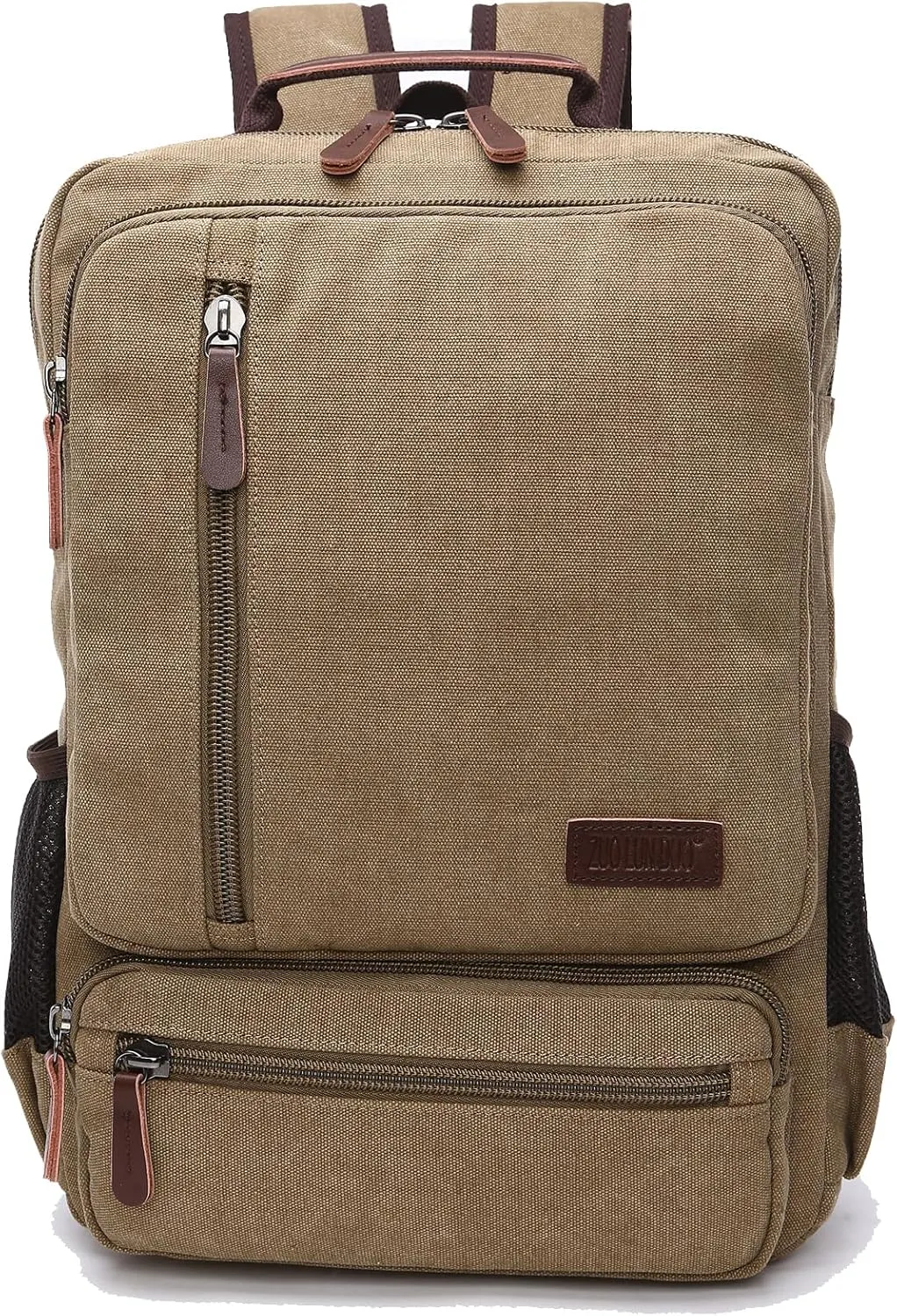 IT'SCARL Unisex backpack, 17 inch laptop backpack, waterproof travel bag (khaki)