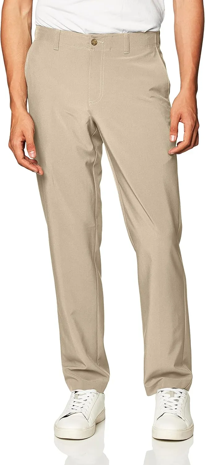 Jack Nicklaus Men's Flat Front Golf Pant with Active Waistband (Waist Size 29 - 54 Big & Tall)