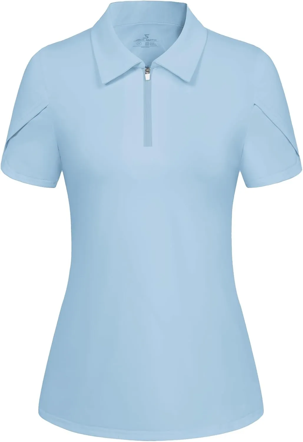 JACK SMITH Women's Golf Shirts Short Sleeve UPF50 Workout Tops for Women Moisture Wicking Dry fit Polo Shirt