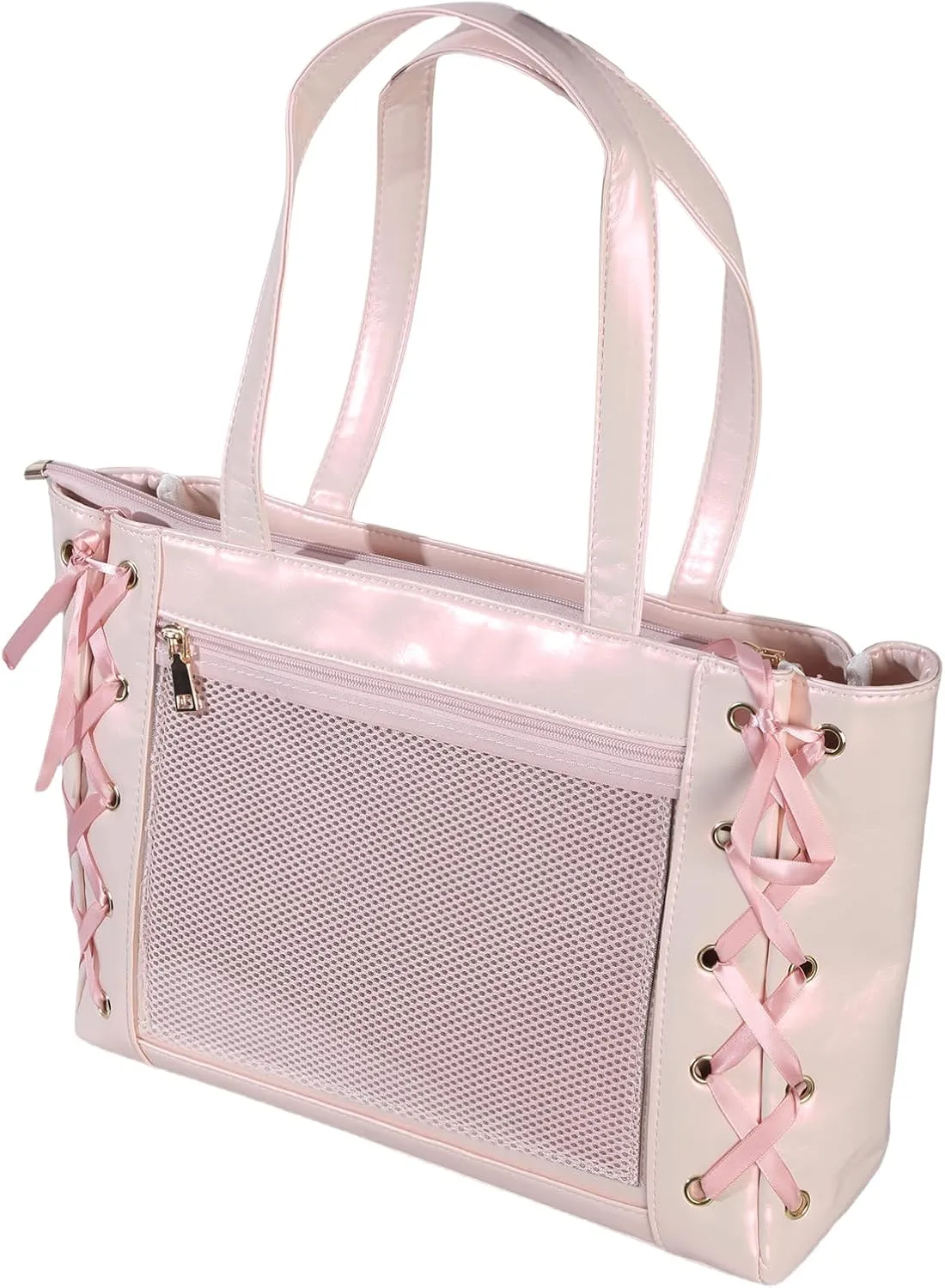 Japanese Anime Itabag Bag Large Capacity Girl's Shoulder Handbag with Reinforced Bottom Panel Underarm Bags for Student