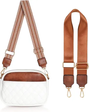 JASGOOD Crossbody Bags for Women, Leather Shoulder Purse and Handbags with Adjustable Strap