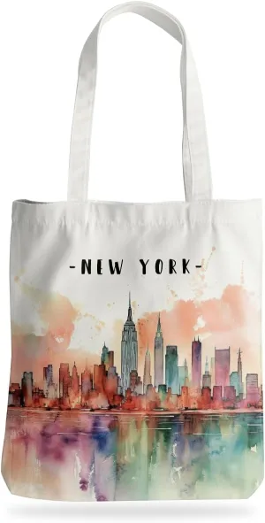 Jeilink New York Souvenirs and Gifts Beach Weekender Tote Travel Reusable Grocery Bags Girls Trip