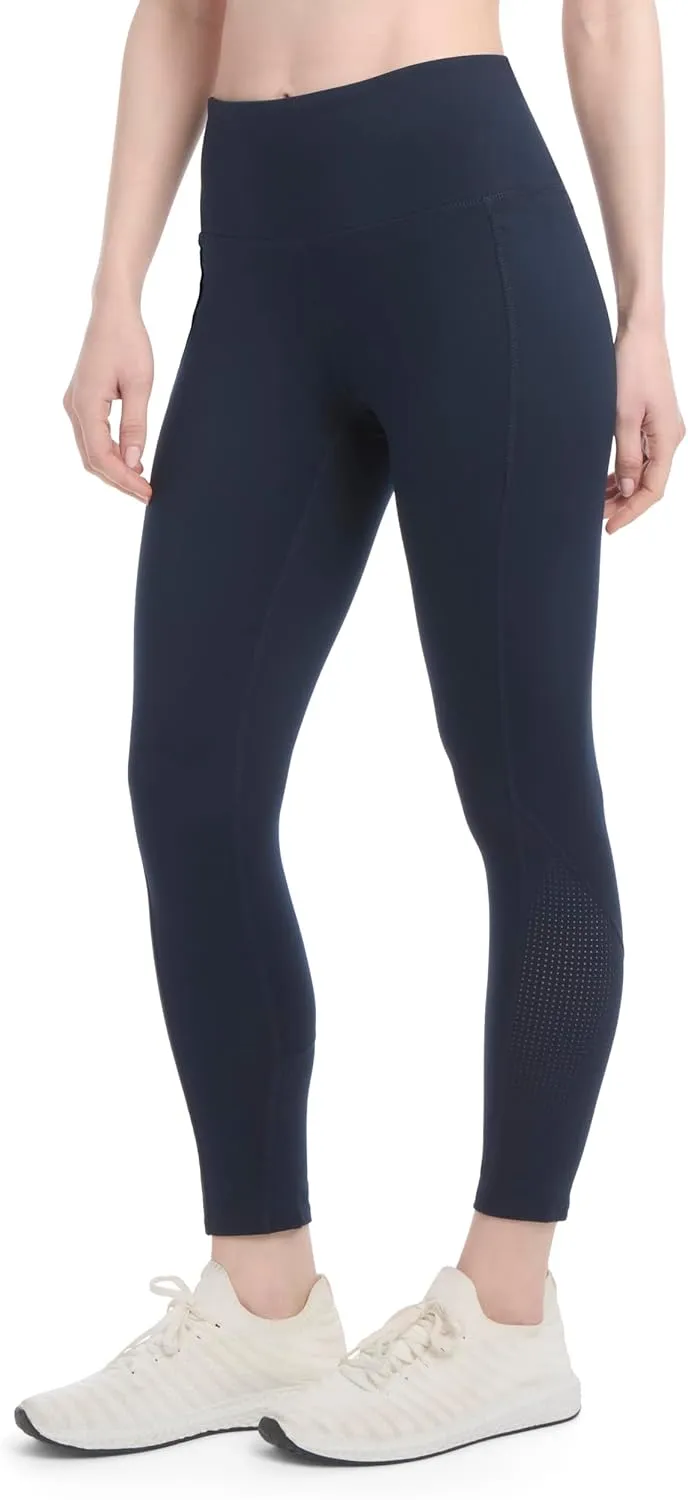 Jockey Women's High Waist Mesh Trim Crop Active Leggings